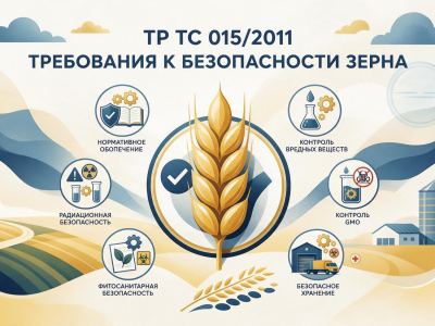 ТР ТС 015/2011: требования к безопасности зерна