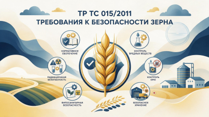 ТР ТС 015/2011: требования к безопасности зерна